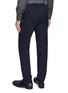 Back View - Click To Enlarge - INCOTEX - Seersucker Drawstring Tapered Pants