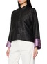 Detail View - Click To Enlarge - KATLIAX - Reversible Xiangyun Silk Satin Jacket