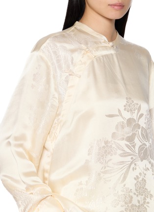  - KATLIAX - High Neck Satin Shirt