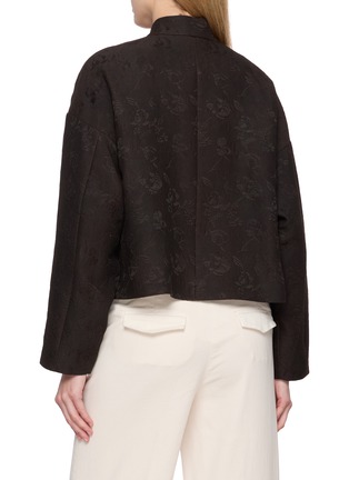 Back View - Click To Enlarge - KATLIAX - Floral Trim Jacket