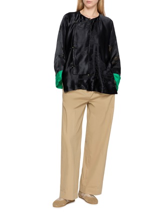 Figure View - Click To Enlarge - KATLIAX - Reversible Pipa Collar Jacket