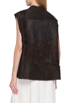 Back View - Click To Enlarge - KATLIAX - Reversible Silk Organza Vest