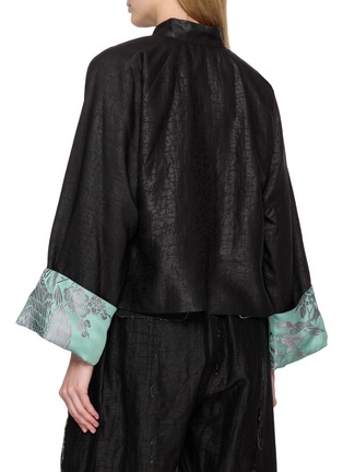Back View - Click To Enlarge - KATLIAX - Reversible Frog Button Jacket