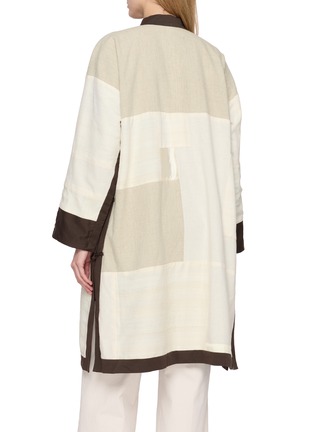 Back View - Click To Enlarge - KATLIAX - Reversible Patchwork Long Shirt