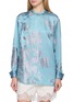 KATLIAX High Neck Floral Shirt