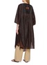 Back View - Click To Enlarge - KATLIAX - Embroidered Panel Silk Organza Top
