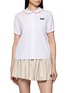 Main View - Click To Enlarge - MIU MIU - Peter Pan Collar Shirt