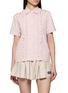 Main View - Click To Enlarge - MIU MIU - Ruffle Front Shirt
