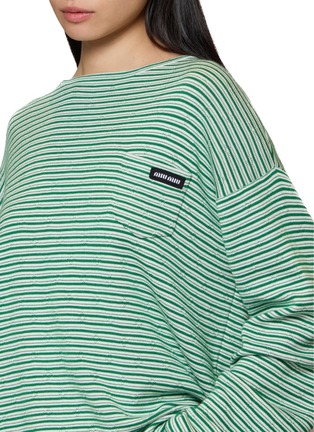  - MIU MIU - Striped Knit Top