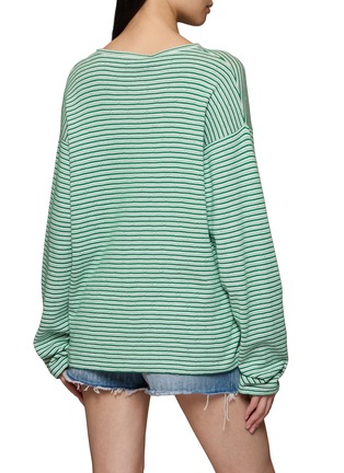 Back View - Click To Enlarge - MIU MIU - Striped Knit Top