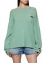 MIU MIU Striped Knit Top