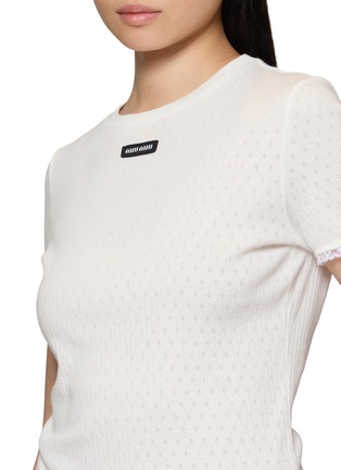  - MIU MIU - Pointelle T-Shirt