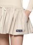  - MIU MIU - Gathered Drawstring Mini Skirt