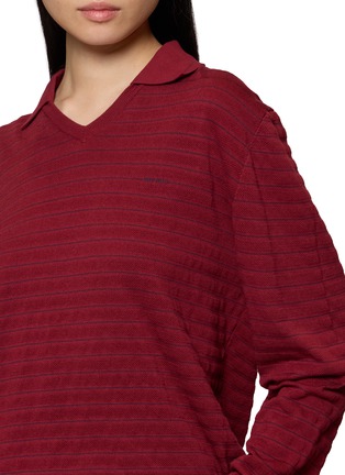  - MIU MIU - Striped Polo Sweater