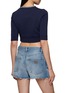 Back View - Click To Enlarge - MIU MIU - Cotton F.7 Knit Cardigan