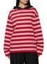 WE11DONE Logo Stripe Hoodie
