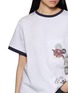  - WE11DONE - Teddy Layered Pocket T-Shirt