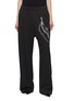 WE11DONE Chain Embroidered Sweatpants