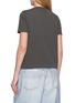Back View - Click To Enlarge - WE11DONE - Chain Necklace Cotton T-shirt