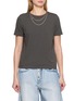 WE11DONE Chain Necklace Cotton T-shirt