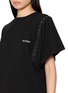  - WE11DONE - Hook and Eye Tape Detail T-Shirt