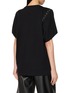 Back View - Click To Enlarge - WE11DONE - Hook and Eye Tape Detail T-Shirt