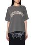 Main View - Click To Enlarge - WE11DONE - Inside-Out Logo Appliqué Crewneck T-Shirt