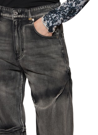 - WE11DONE - Pin Tuck Dark Wash Jeans