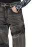  - WE11DONE - Pin Tuck Dark Wash Jeans