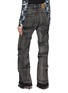 Back View - Click To Enlarge - WE11DONE - Pin Tuck Dark Wash Jeans