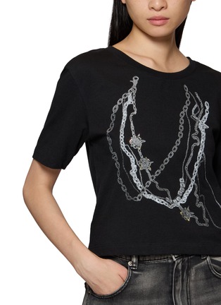  - WE11DONE - Chain Print T-Shirt