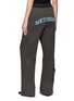 Back View - Click To Enlarge - WE11DONE - Teddy Layered Pocket Sweatpants