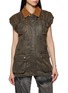 WE11DONE Gathered Shoulder Cargo Vest