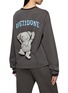 Back View - Click To Enlarge - WE11DONE - Teddy Long Sleeve T-Shirt