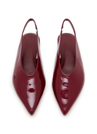 Detail View - Click To Enlarge - PEDDER RED - Maya Slingback Leather Flats