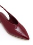 Detail View - Click To Enlarge - PEDDER RED - Maya Slingback Leather Flats