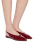 Figure View - Click To Enlarge - PEDDER RED - Maya Slingback Leather Flats