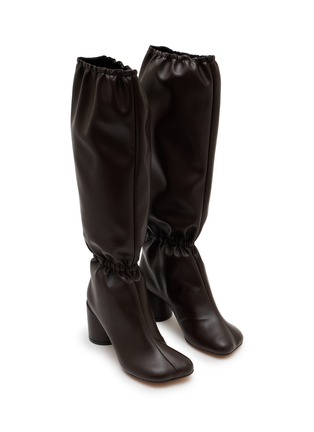 Detail View - Click To Enlarge - MM6 MAISON MARGIELA - 75 Tall Leather Boots