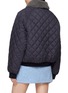 Back View - Click To Enlarge - MIU MIU - Shearling Collar Quilted Down Jacket