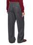 Back View - Click To Enlarge - MIU MIU - Wide Leg Denim Jeans