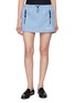 Main View - Click To Enlarge - MIU MIU - Vichy Fleece Miniskirt