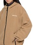  - MIU MIU - Logo Embroidered Fleece Hooded Jacket