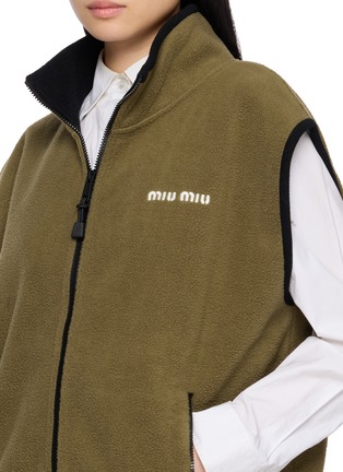  - MIU MIU - Zip Up Fleece Jacket