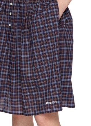  - MIU MIU - Tartan Skirt