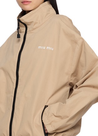  - MIU MIU - Funnel Neck Zip Pocket Jacket