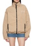 MIU MIU Funnel Neck Zip Pocket Jacket
