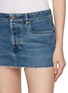  - MIU MIU - Raw Hem Denim Mini Skirt