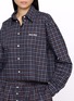  - MIU MIU - Long Sleeve Tartan Shirt