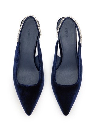Detail View - Click To Enlarge - EQUIL - 50 Ardea Velvet Slingback Pumps