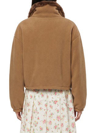 Back View - Click To Enlarge - MIU MIU - Goose Down Fleece Jacket